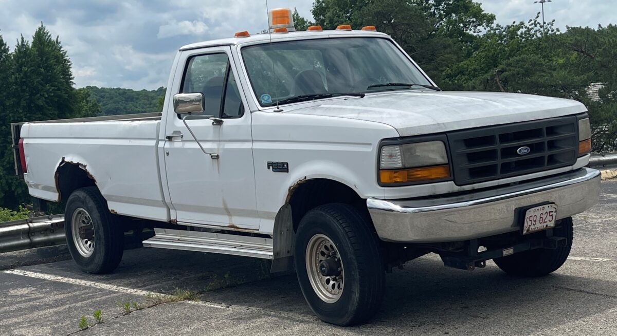 white truck 