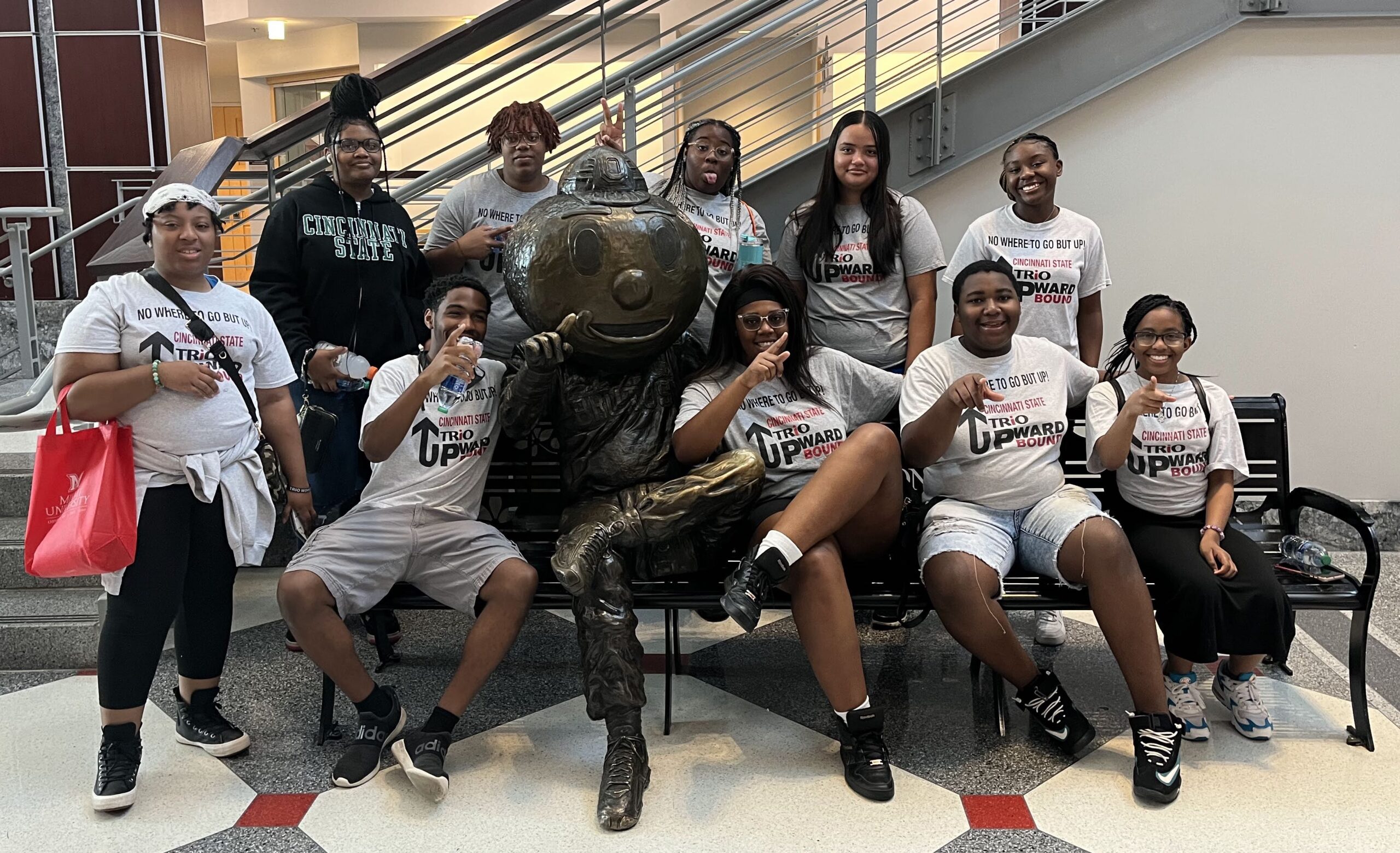 Upward Bound students at Ohio State