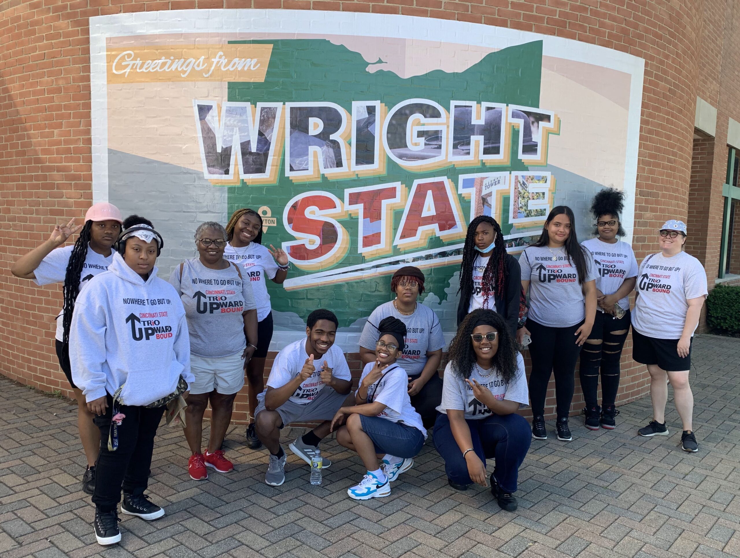 Upward Bound students at Wright State