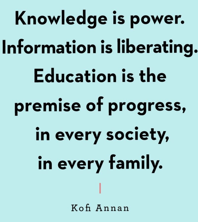 Quotation from Kofi Annan