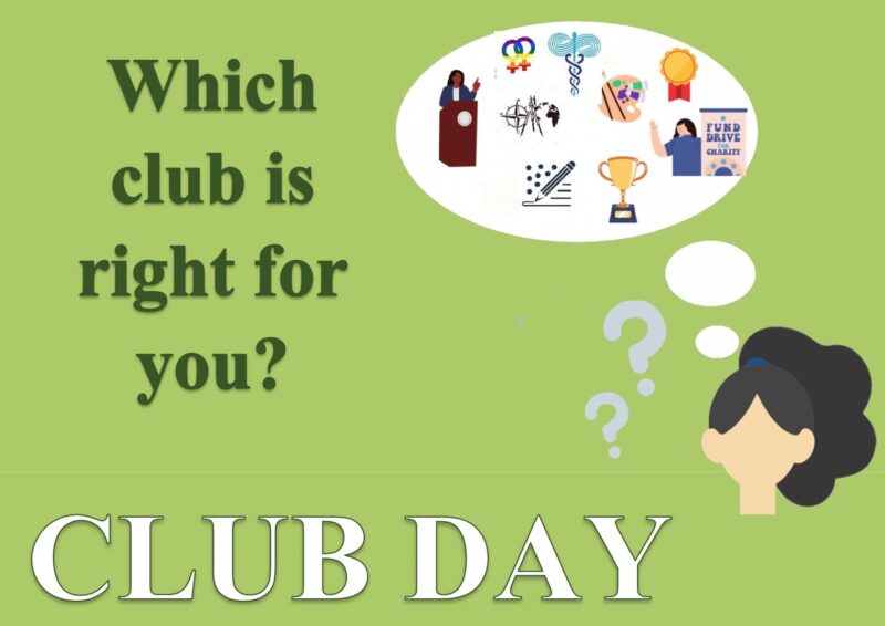 Student Club Day poster