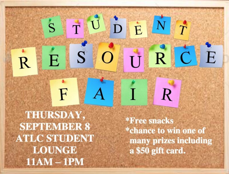 Student Resource Fair poster