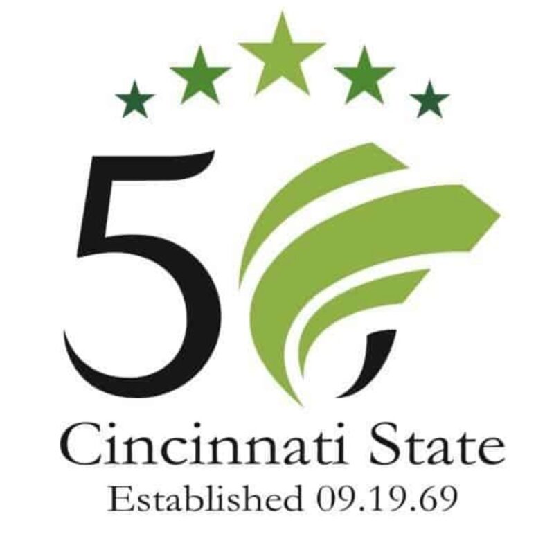 Cincinnati State 50th anniversary logo