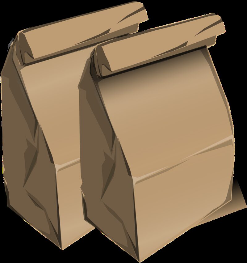 brown lunch bags