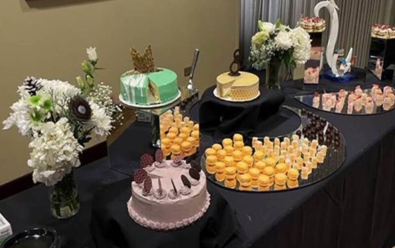 pastry buffet table