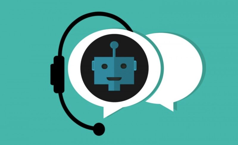 Illustration that represents a chatbot