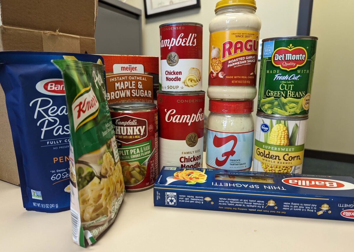 donations to the Surge Pantry