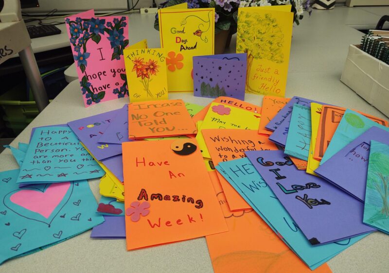 Collection of greeting cards created by Cincinnati State students