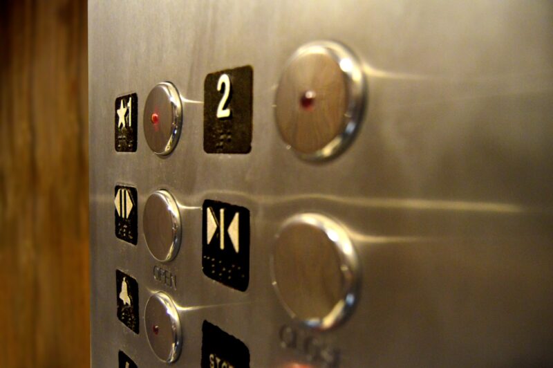 elevator buttons for floors