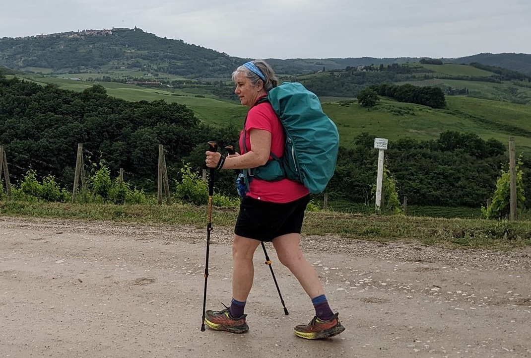 Karen Groh hiking