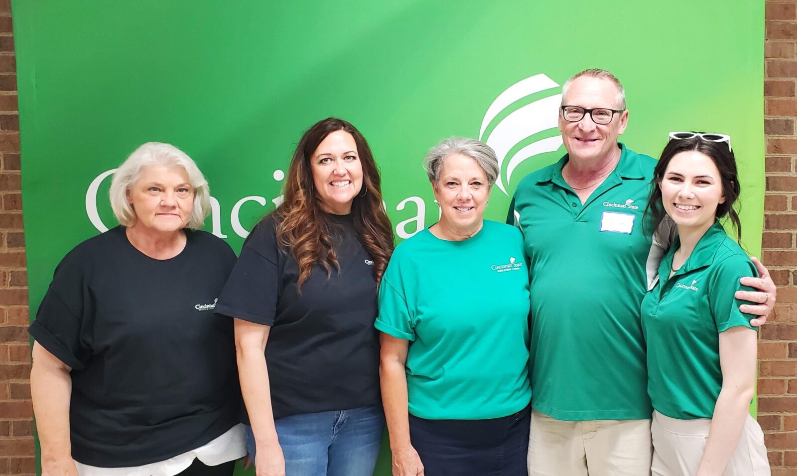 CState Middletown staff: Cafe Cashier Sally Phillabaum (on her last day before retirement), Part-Time Academic Tutor Susan Nelson, Academic Advisor Linda Romero Smith, Campus Director Tom Hale, and Recruiter/Admission Rep Emily Helmers