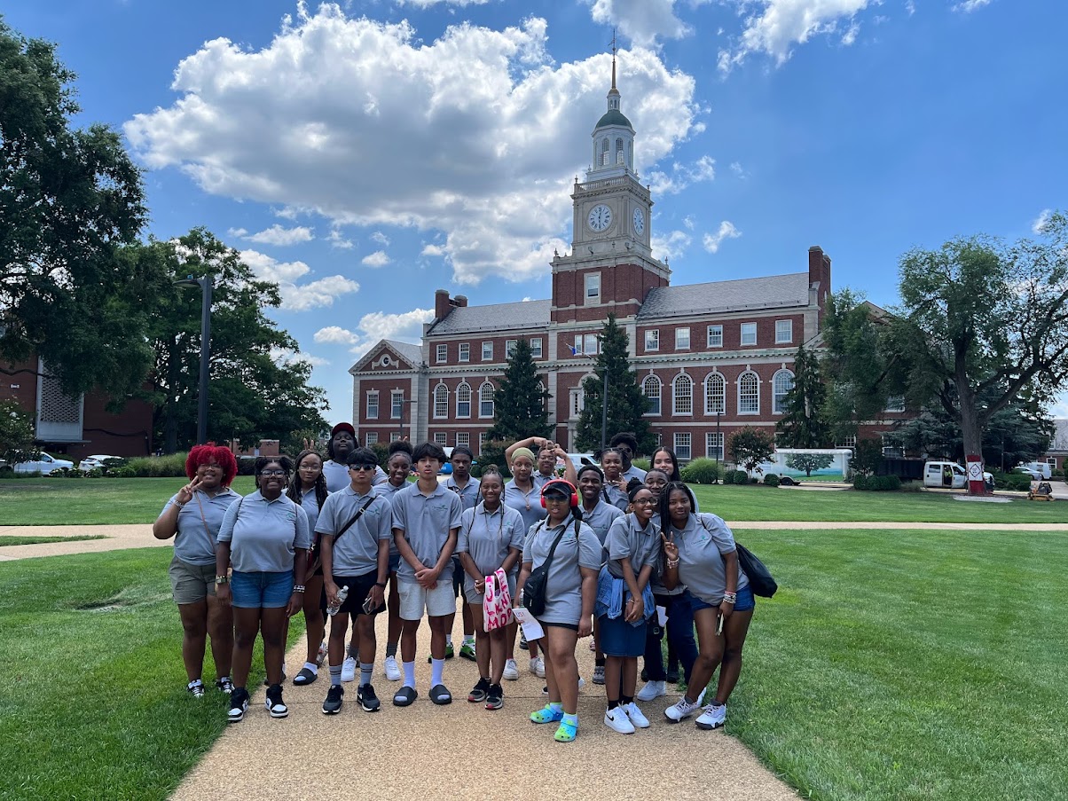 Upward Bound group at Howard University