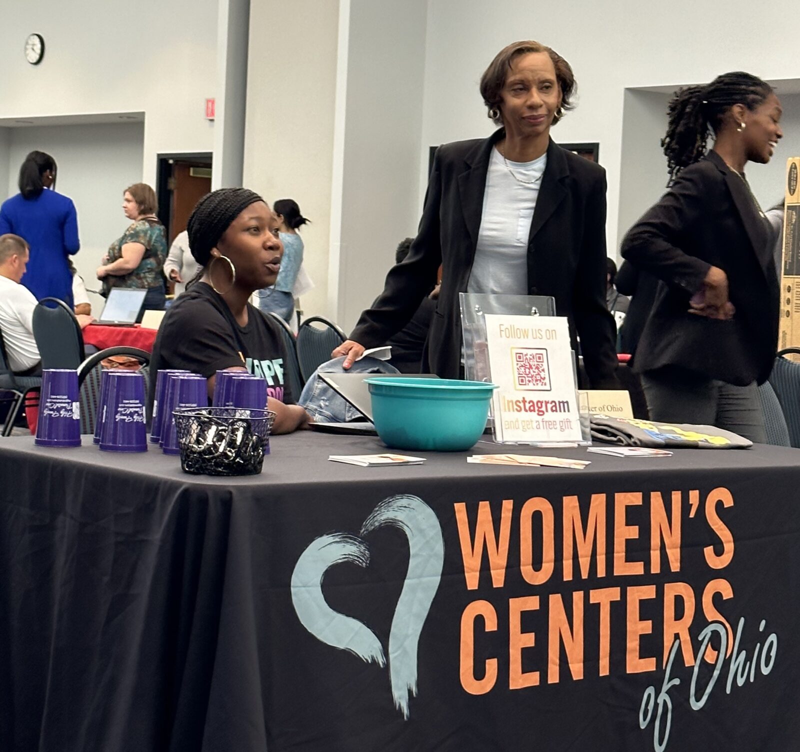 President Monica Posey at the Health & Wellness Fair 2023