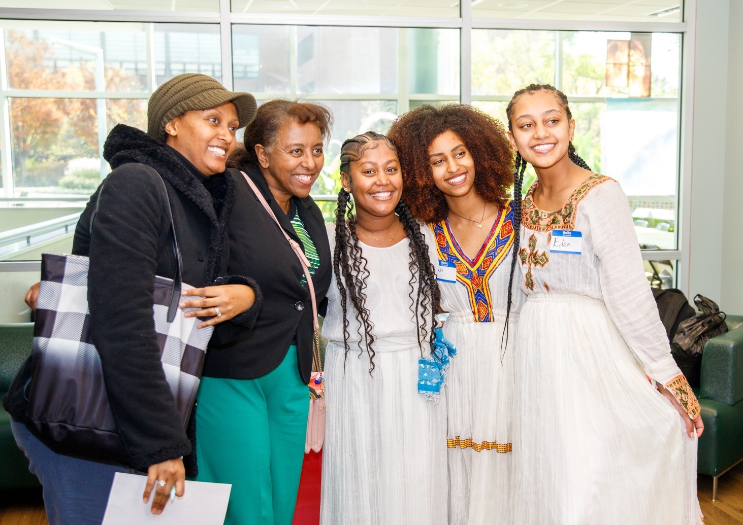 Students and employees at the inaugural meeting of the Africa! Student Association