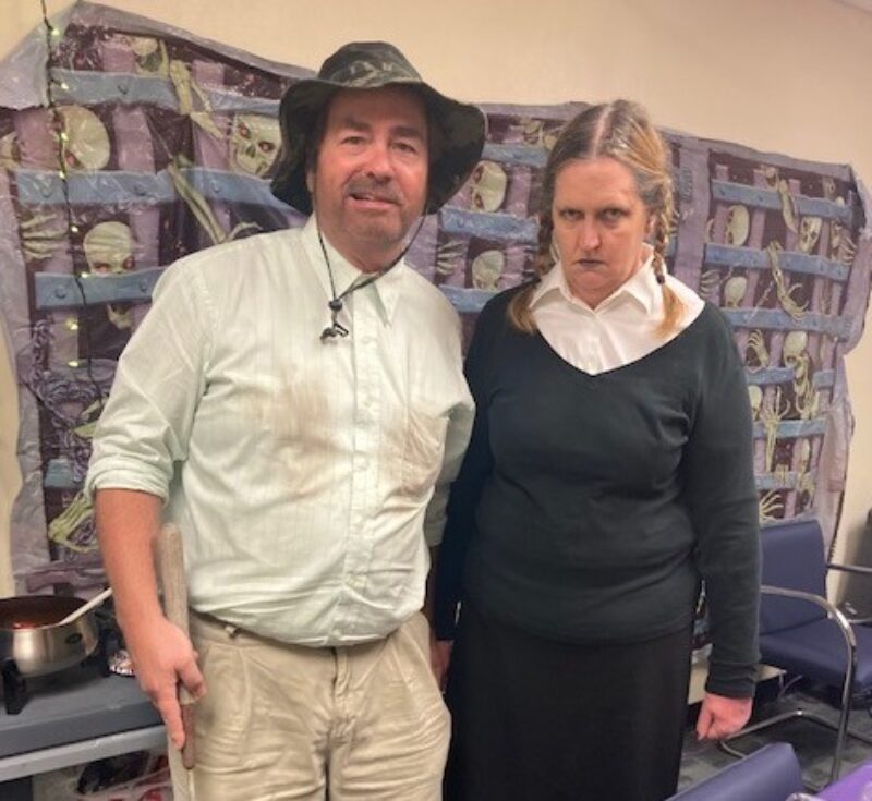 EIT faculty members in Halloween costumes