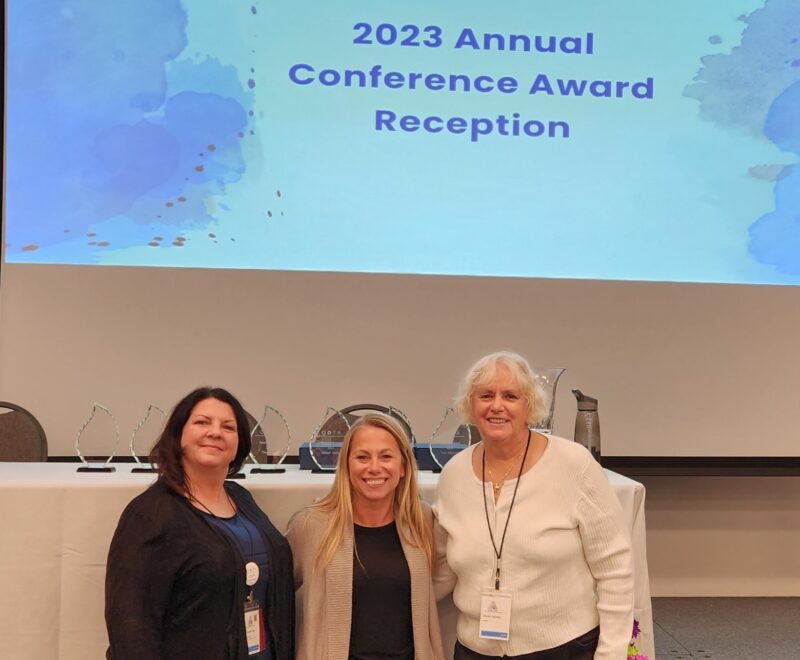 Christie Tuttle, Toni Durban, and Marita Hensley represented Cincinnati State at the Ohio OTA Conference