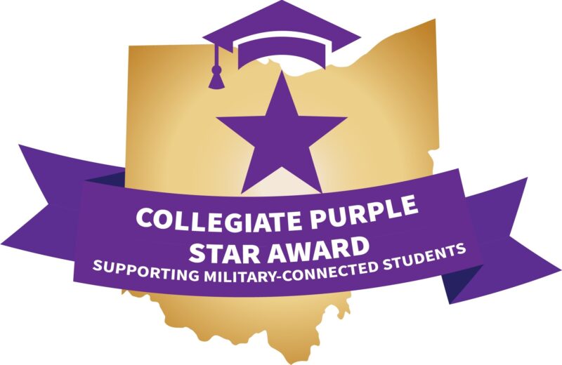 Ohio Collegiate Purple Star logo