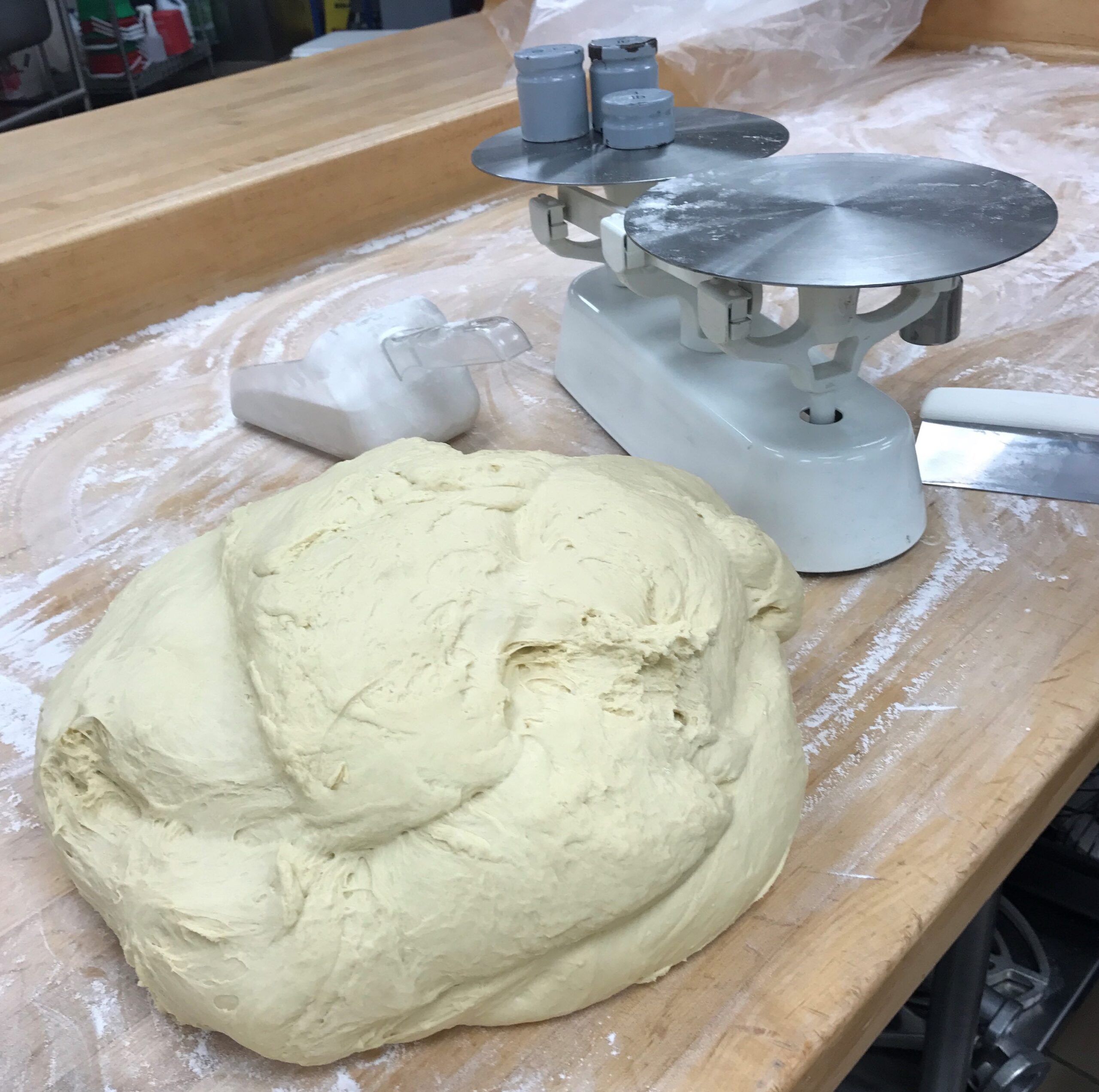 Dough for the dinner rolls