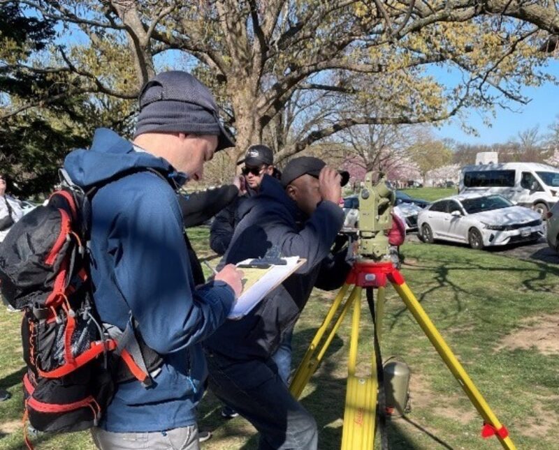 Land Surveying students participating in national competition in 2022