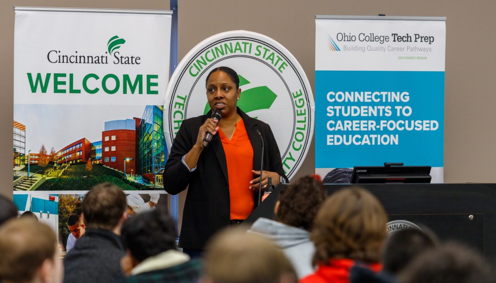 Keynote speaker Khisha Asubuhi - Career Tech Expo 