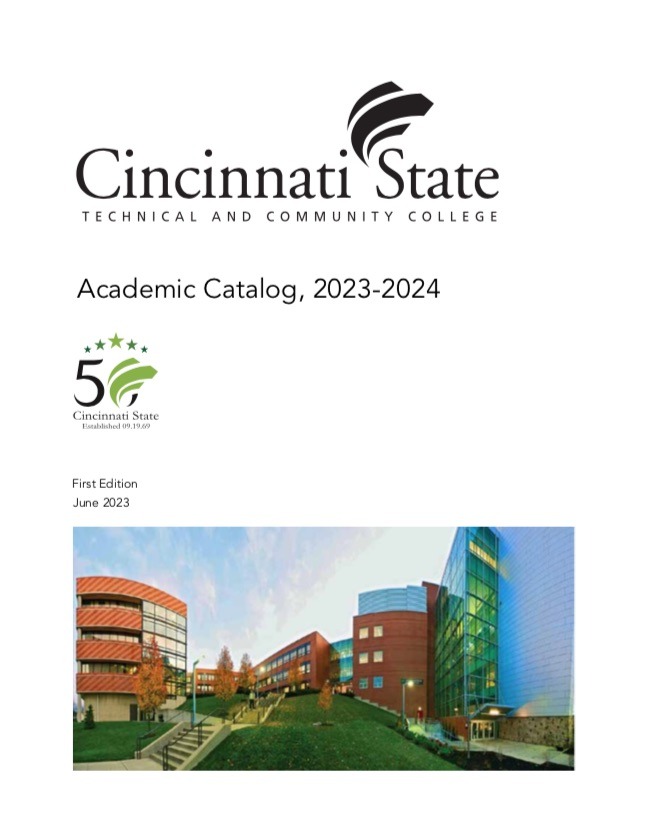 Cover of Cincinnati State Catalog 23-24