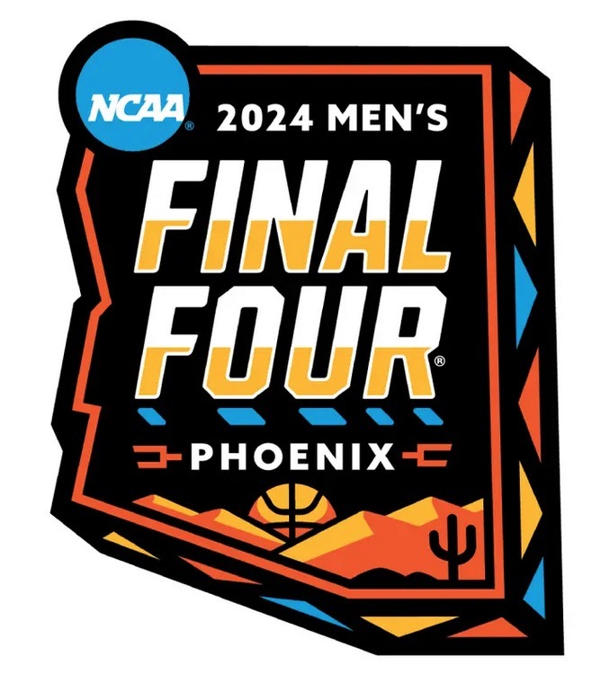 NCAA basketball men's final four logo 2024
