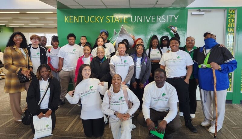 Cincinnati State student group during visit to Kentucky State University