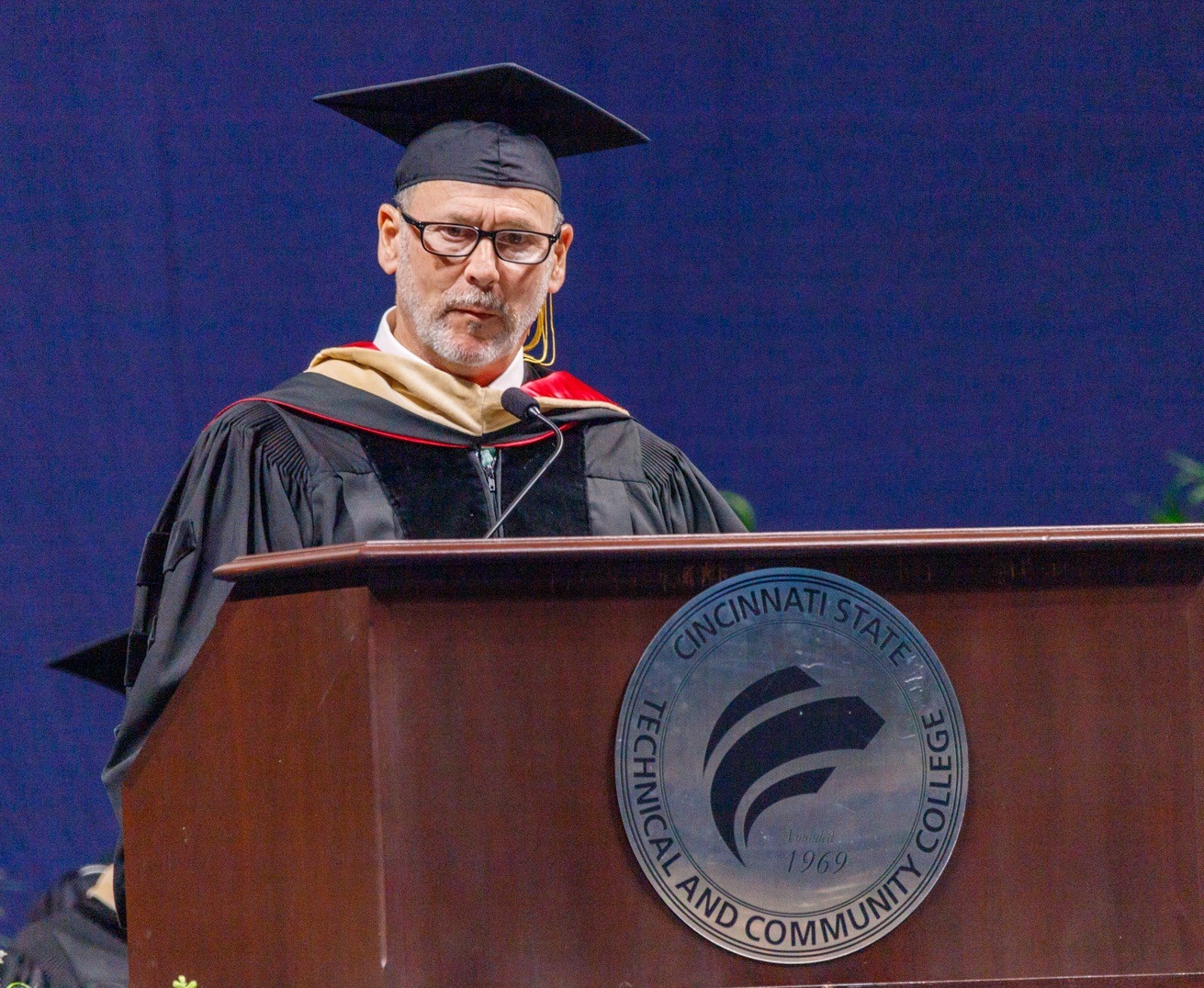 John Silverman, Chairperson of the College Board of Trustees