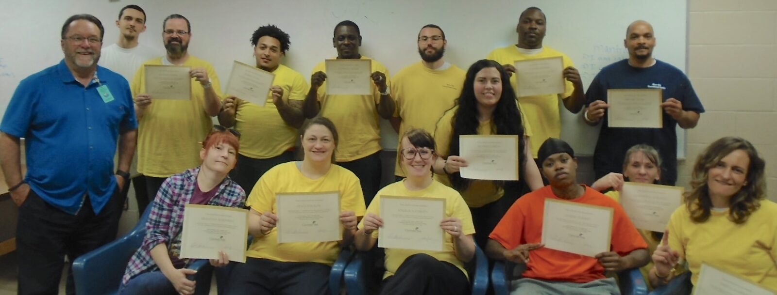 Proud instructor and successful students from the Computer Programming Fundamentals class