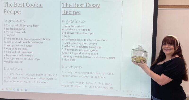 Caliegh Griffith explains how writing is like baking cookies