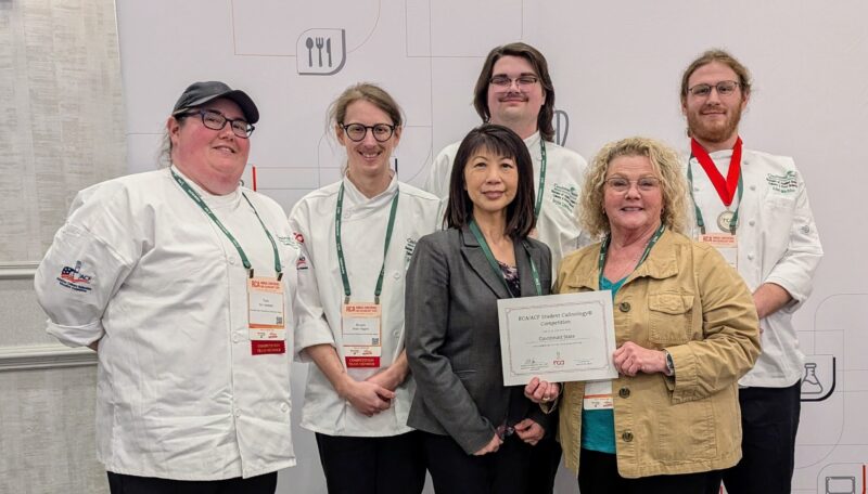 Team members Toni Halstead, Bryan Higgins, Bryce Czechorski, and Aden Maddux and advisors Grace Yek and Karen Dewitt