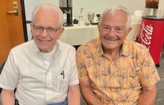 Marvin Hugo ’57 and Bob Weitzel ’56