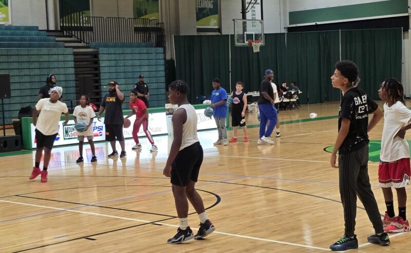 Basketball and back-to-school event for local K-12 students