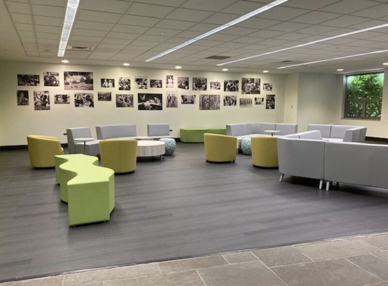 New furniture in the ATLC First Floor Lounge