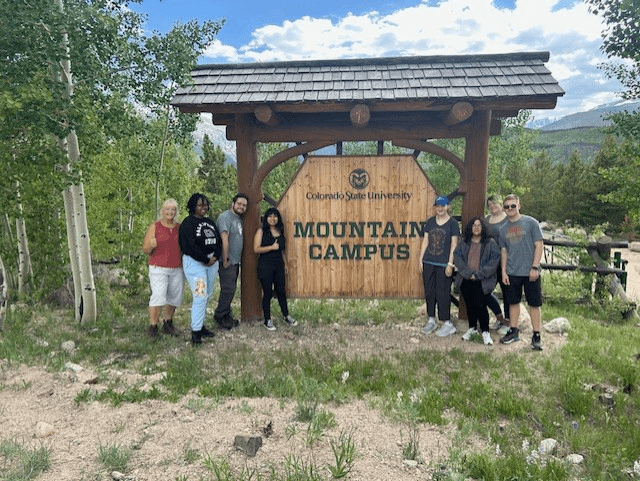 EVT 172 class visiting Colorado State University