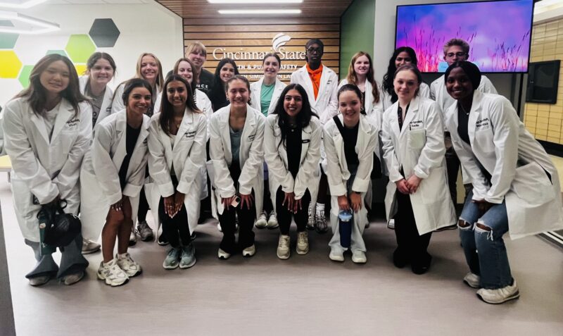 Group photo of students in the TAP Summer Academy program at CState