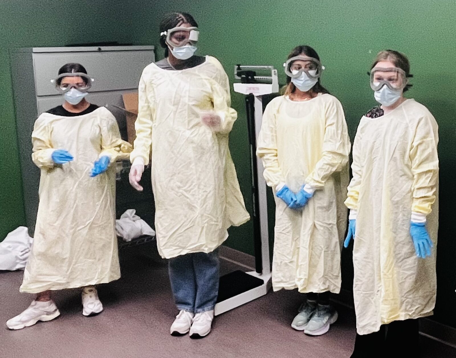 TAP Academy student prepare for a lab exercise