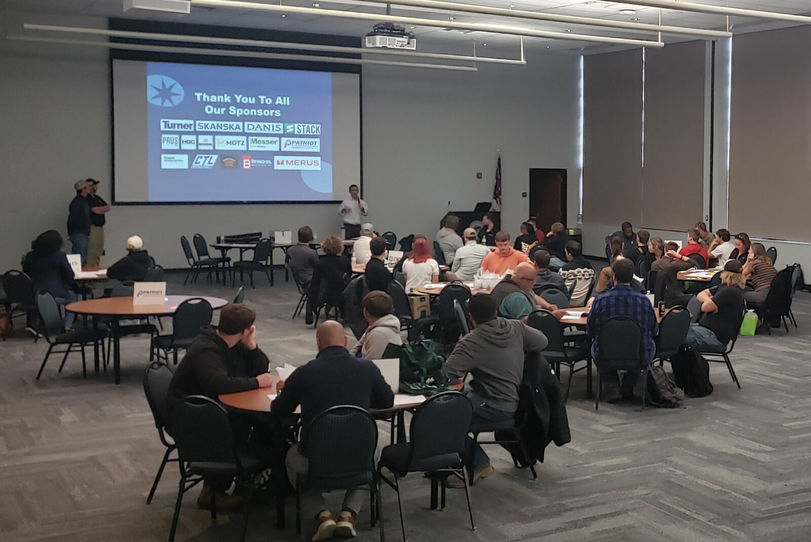 Teams received instructions for the Construction Bid Day simulation - 10-22-25