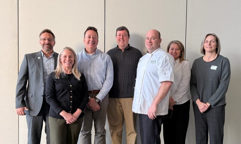 Provost Robbin Hoopes, Antionette (Toni) Durban, Shawn Stacy, Jeremy Huber, Greg Skibinski, Donna Von Deylen, Carla Rhoades. (Lauren Bregel was not available for photo)