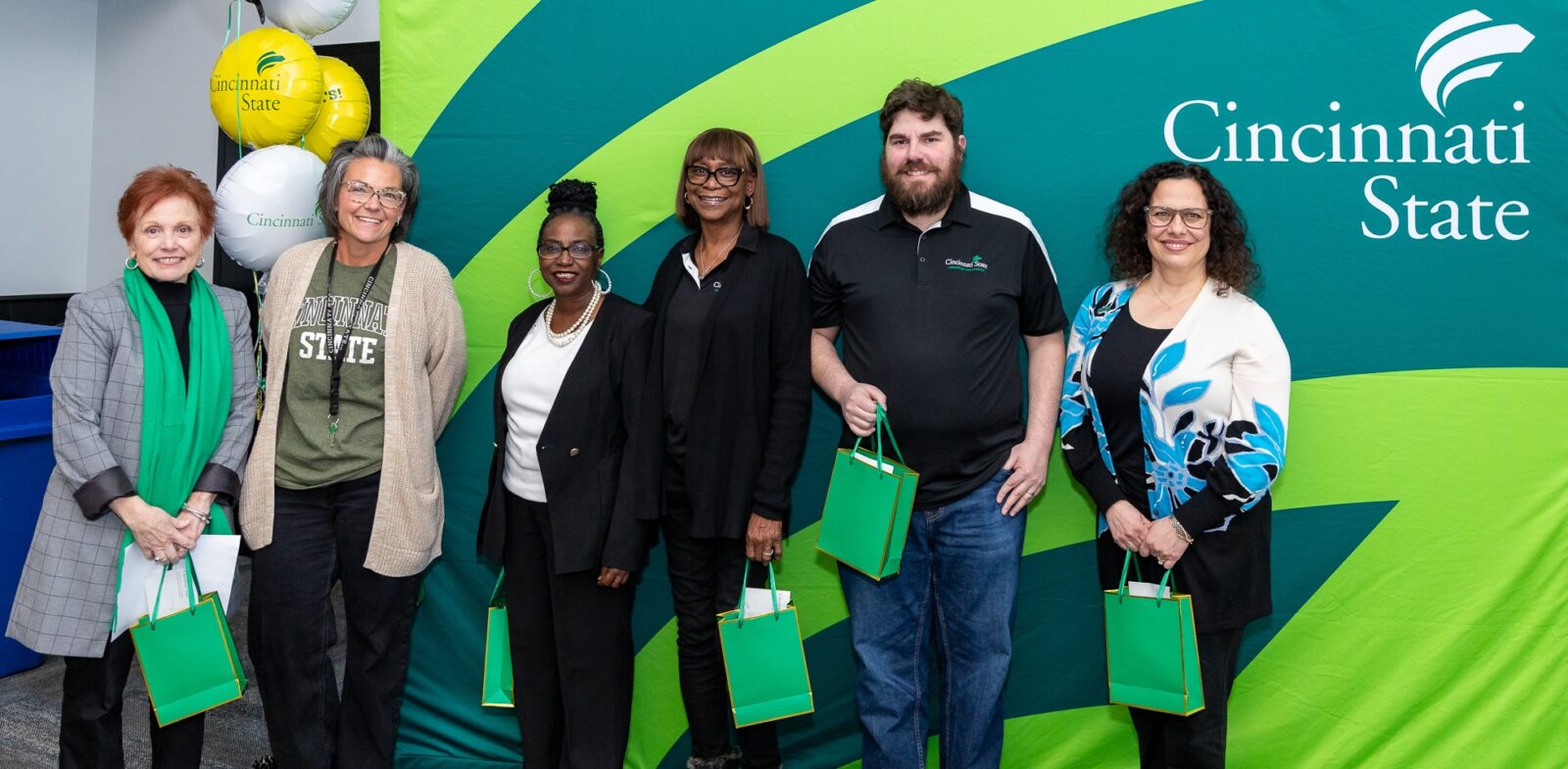 Service Anniversary Awards 10 years: Cheryl Brackman, Kelly Hubbard, LaVon Moore, Sabrina Stephens, Nick Wahle, Amy Waldbillig