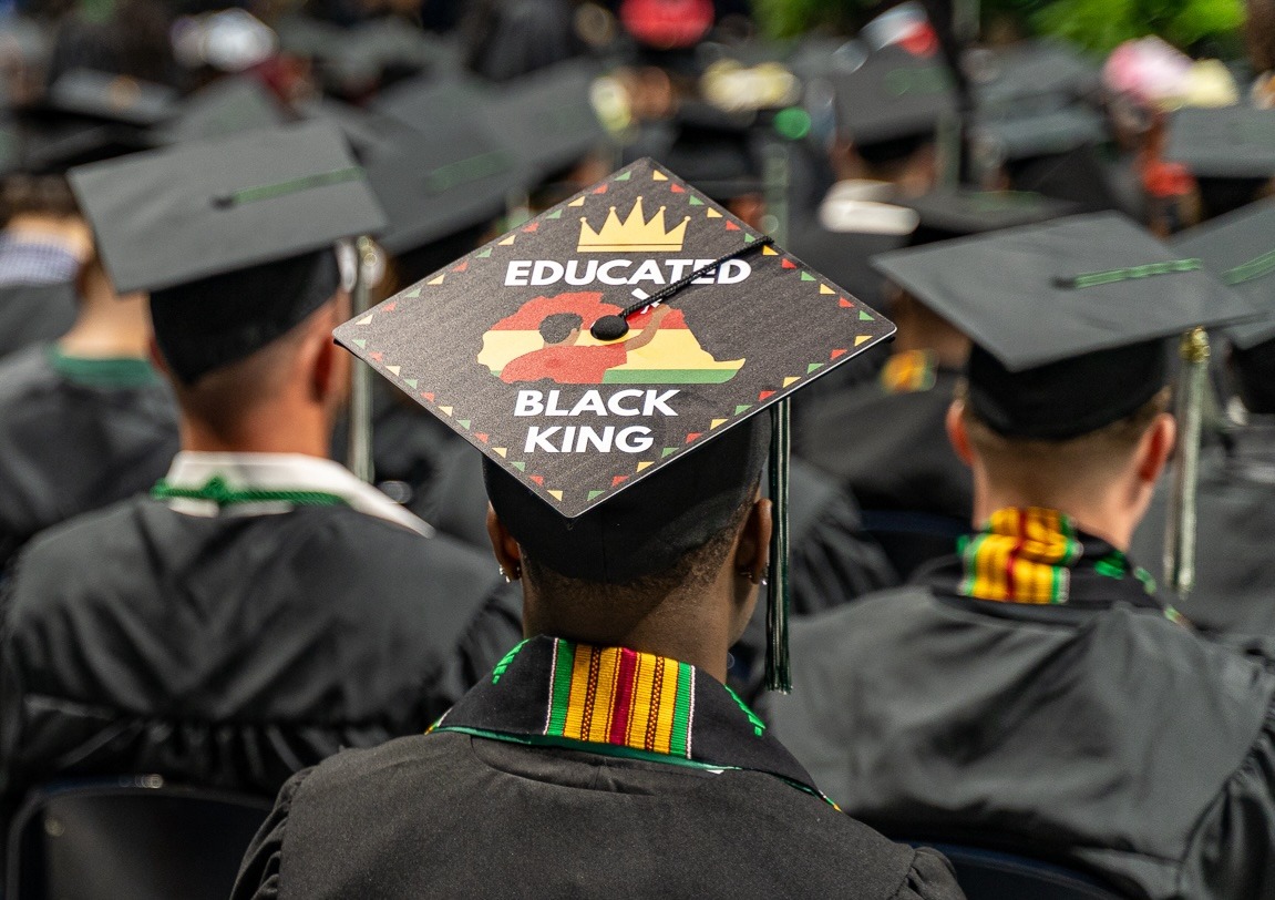 Commencement cap - Educated Black King
