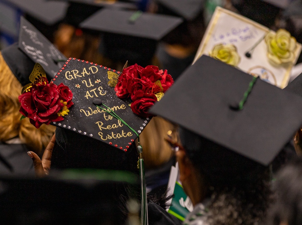 Commencement cap - Graduate to Real Estate