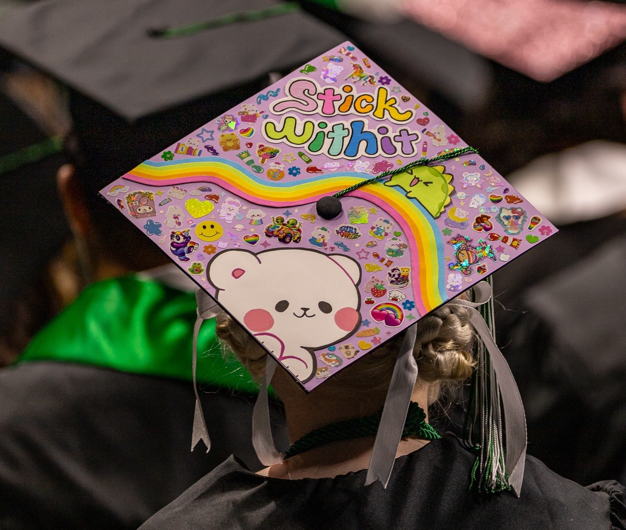 Commencement cap - Stick with it