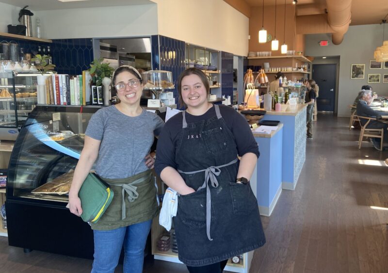 Owner Kate Zaidan and Head Chef Alex Boland at Dean’s Mediterranean Table