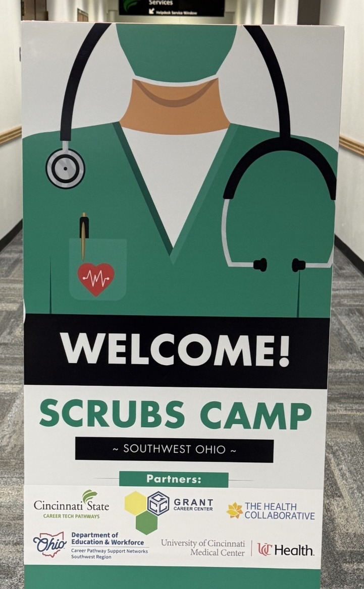 Scrubs Camp welcome sign