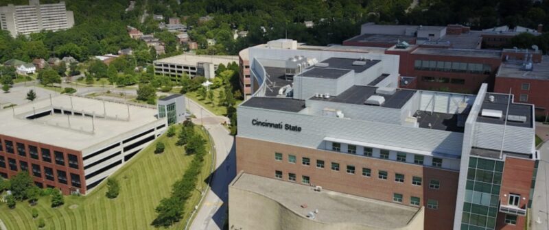 Photo of Cincinnati State campus used on home page of College Catalog