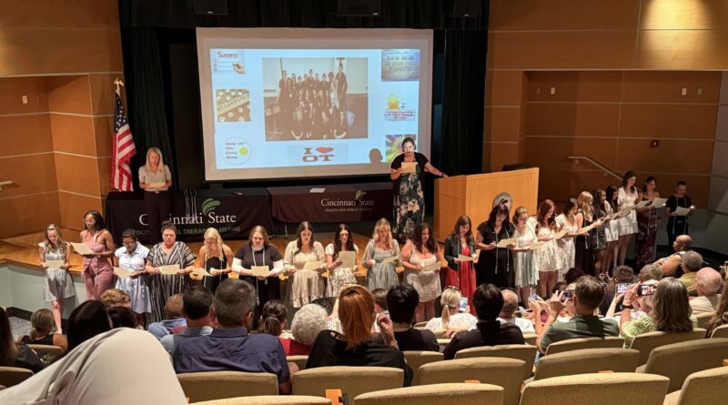 OTA graduates at pinning ceremony - July 2026